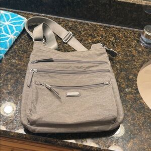 Baggallini Taupe Messenger Bag
